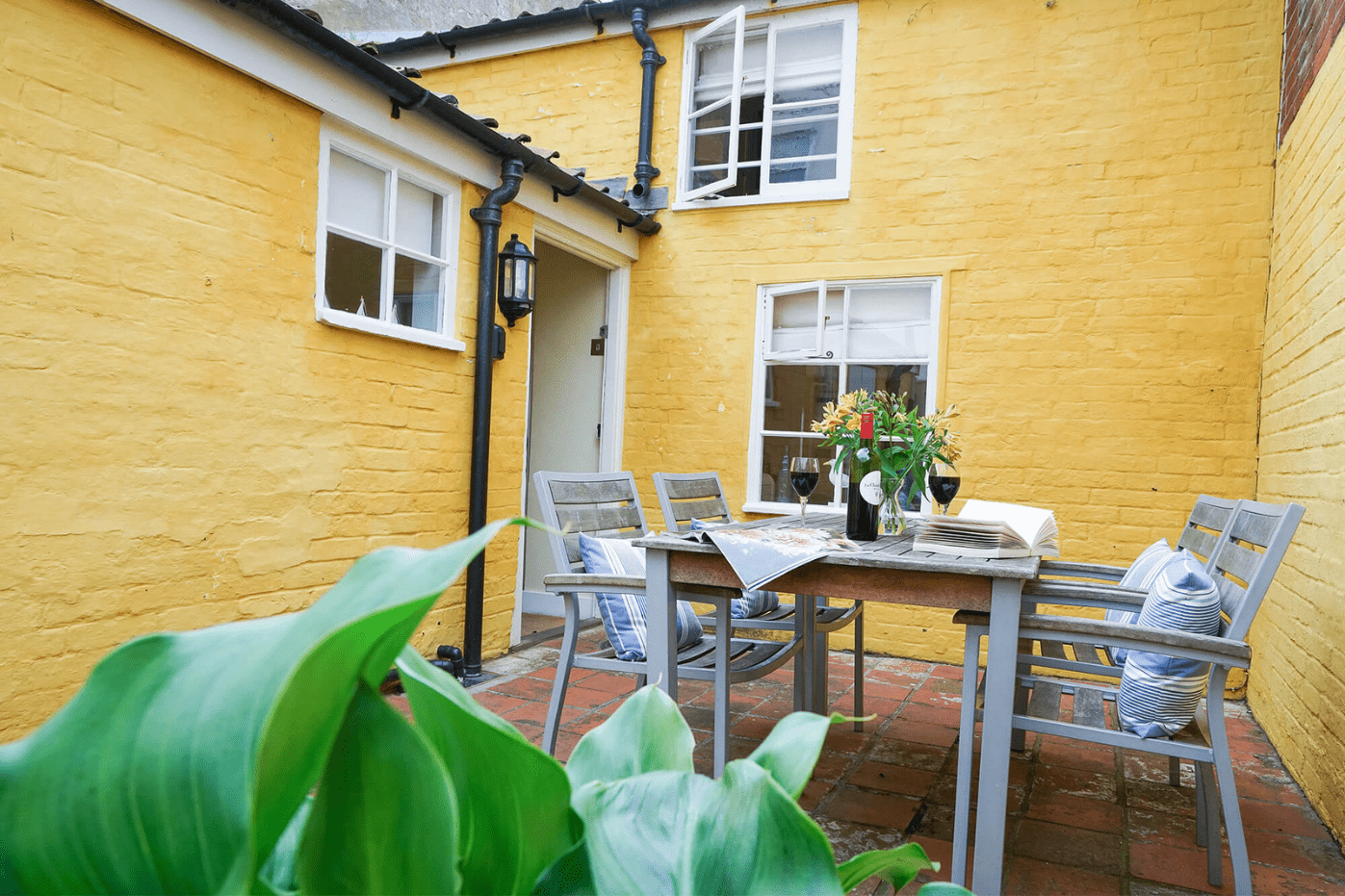 Aldeburgh Cottage Patio Area Tried and Tested