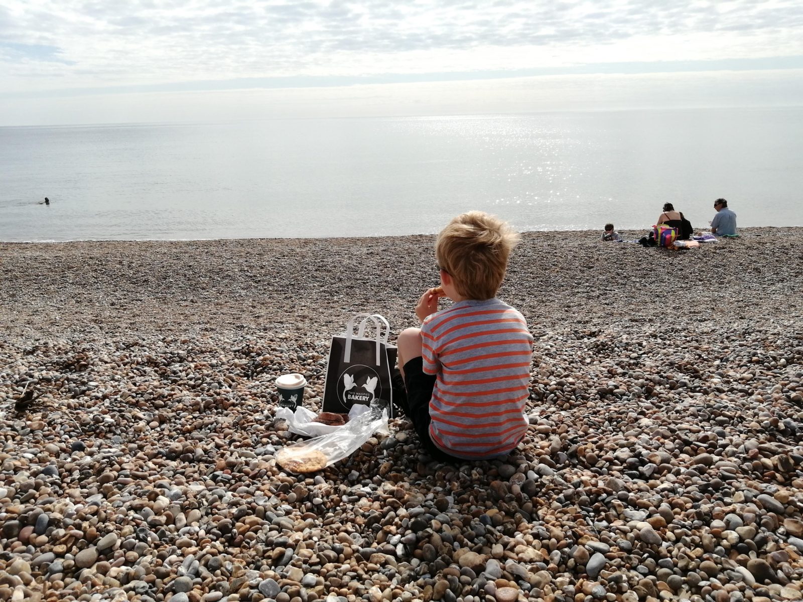 Monty breakfast beach Aldeburgh