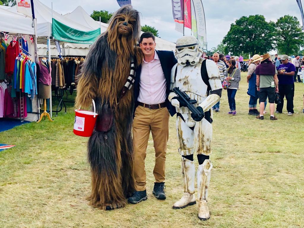 Chewbacca at the Suffolk Show