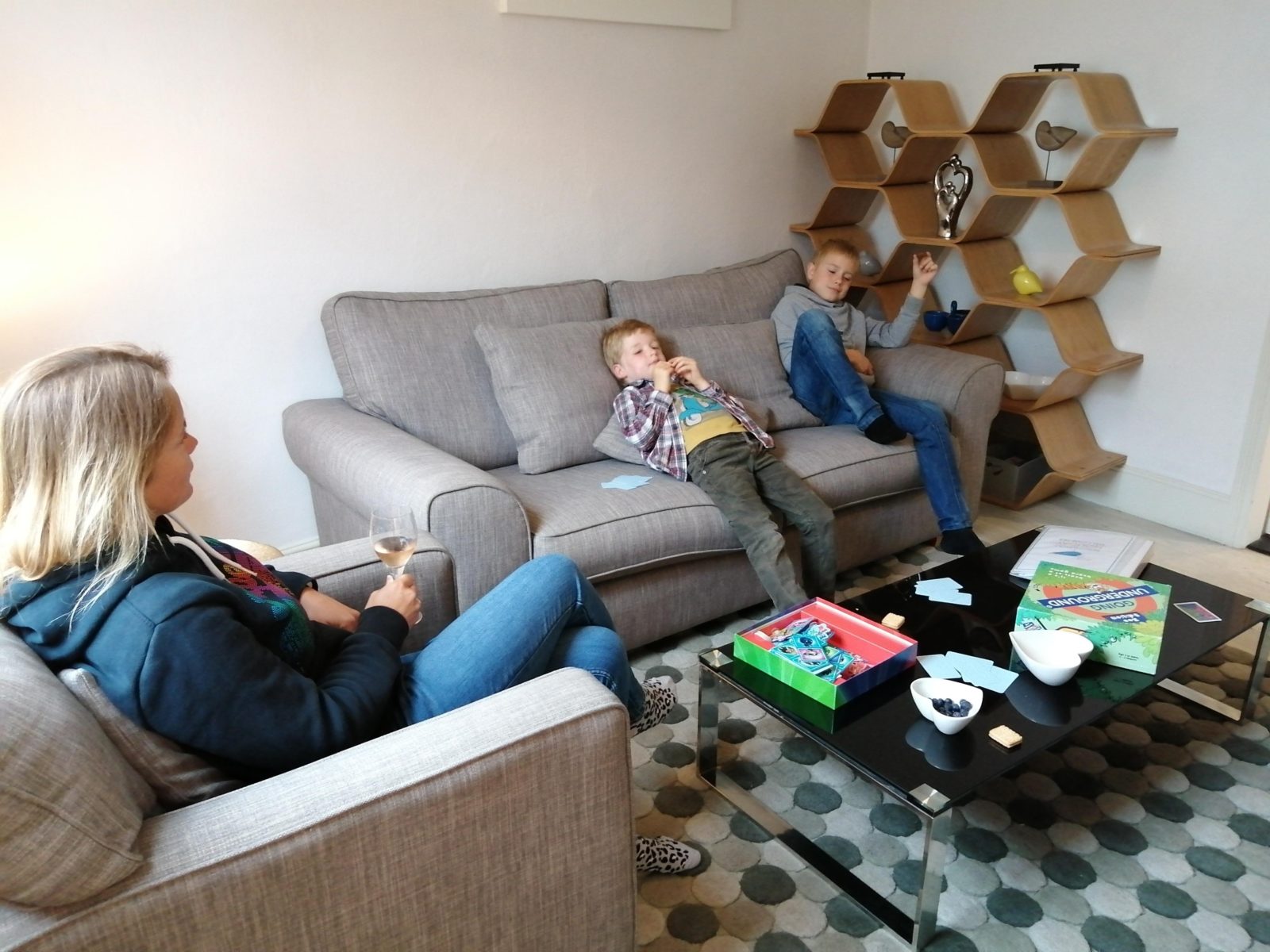 Sandpiper Cottage Sitting Room games night