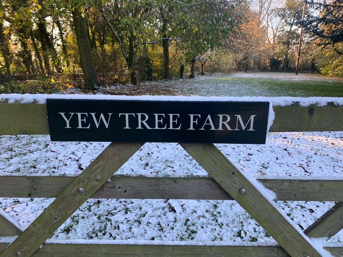 Yew Tree Farm Barn Snow