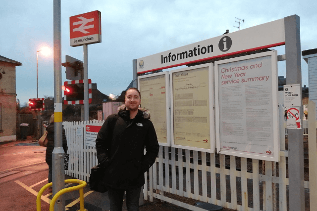 Adam Saxmundham Train Station