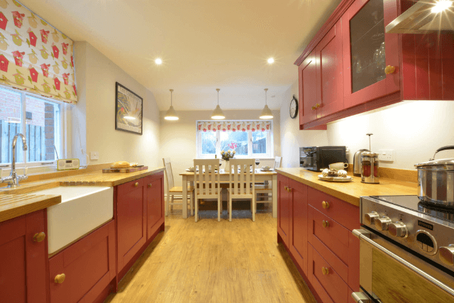 Kitchen at 25 Park Lane Aldeburgh