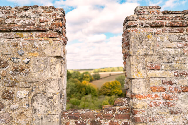 Framlingham Castle history in walls
