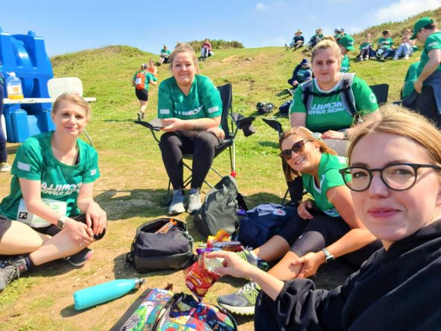 Mighty Hike pit stop 